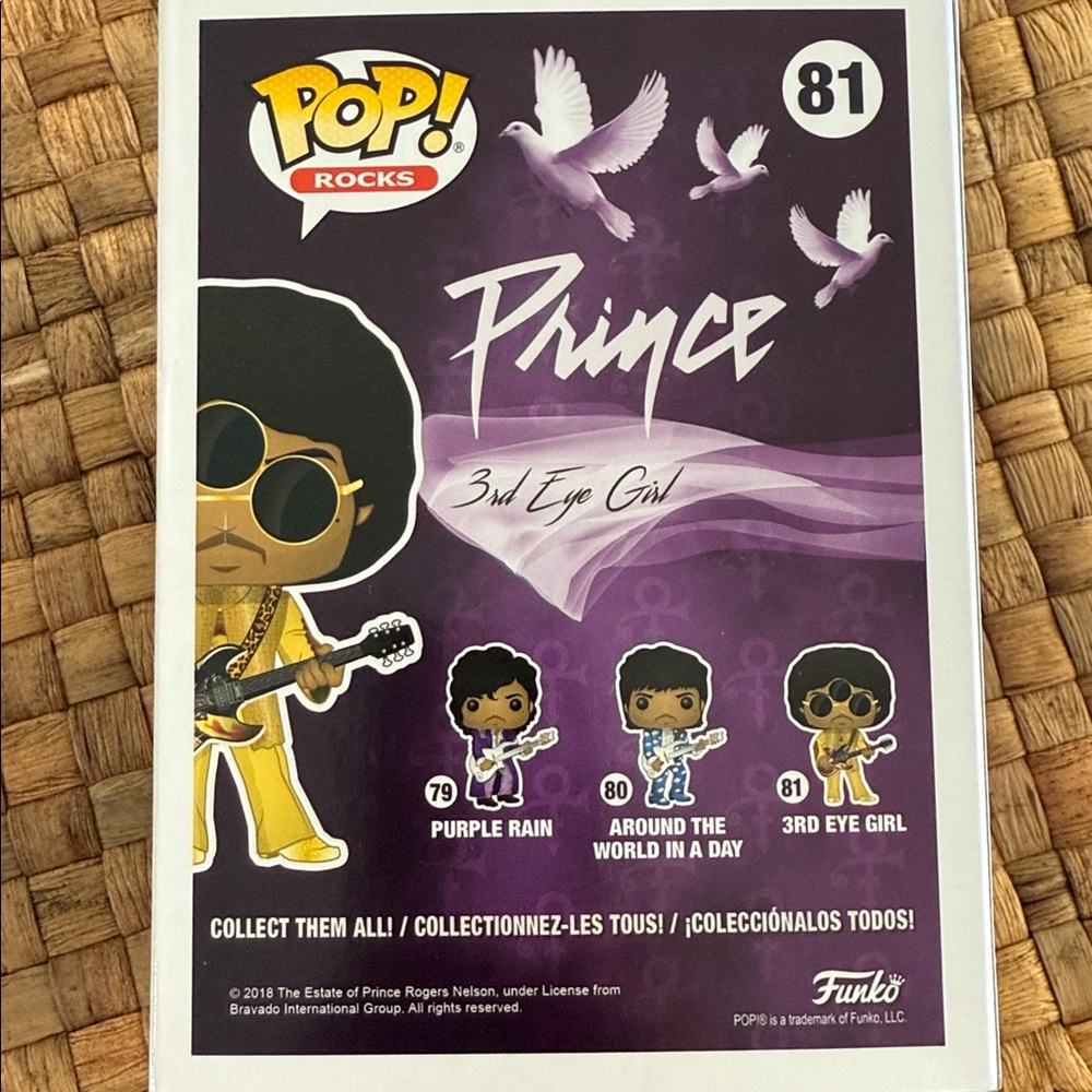 Prince Funko Pop Rocks #81 - Picture 6 of 6